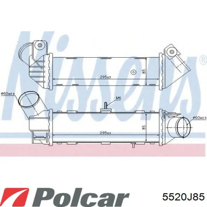 Интеркулер 5520J85 Polcar