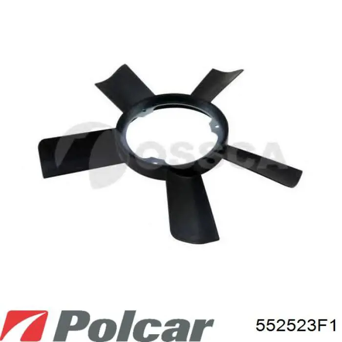 Крыльчатка радиатора охлаждения 90220075 Opel