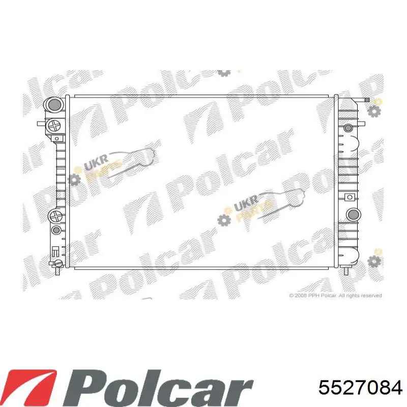 5527084 Polcar радиатор