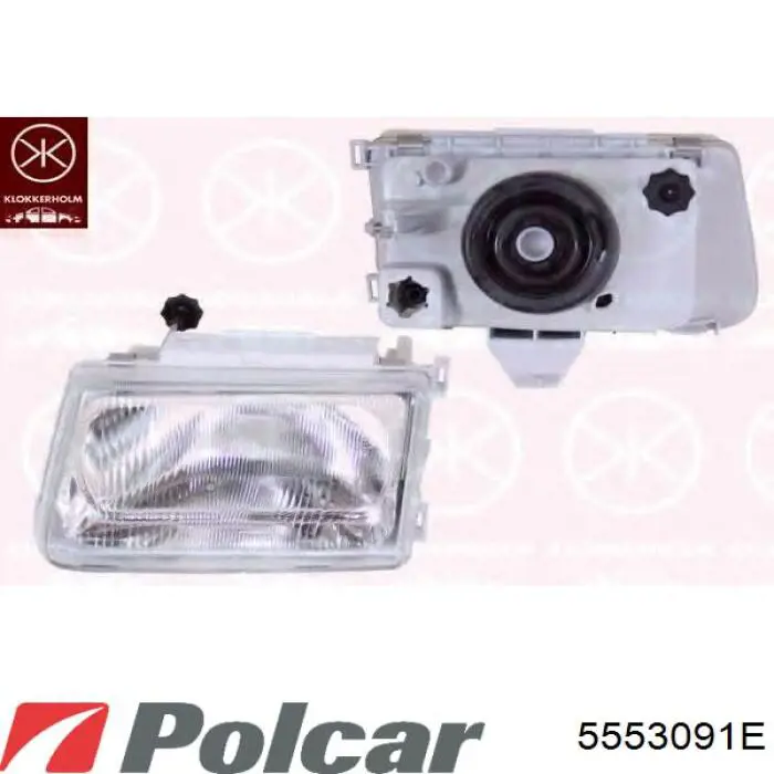 5553091E Polcar Фара