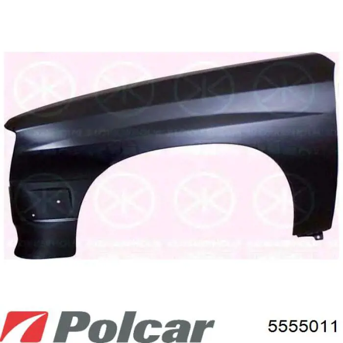 Крыло переднее левое 555502 Polcar