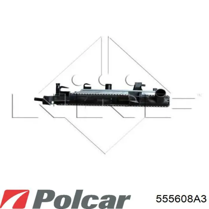 Радиатор охлаждения двигателя Polcar 555608A3 цена, от 38.62 USD