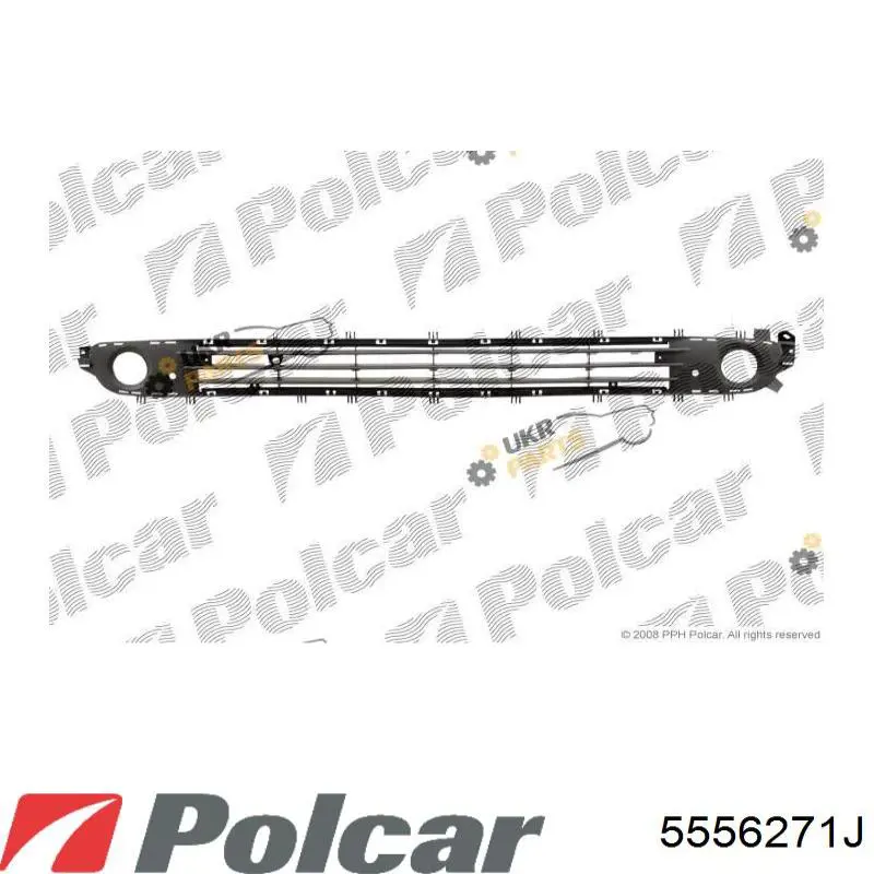 Решетка бампера 5556271J Polcar