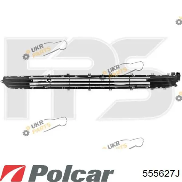 Решетка бампера переднего центральная Polcar 555627J цена, от 12.32 USD
