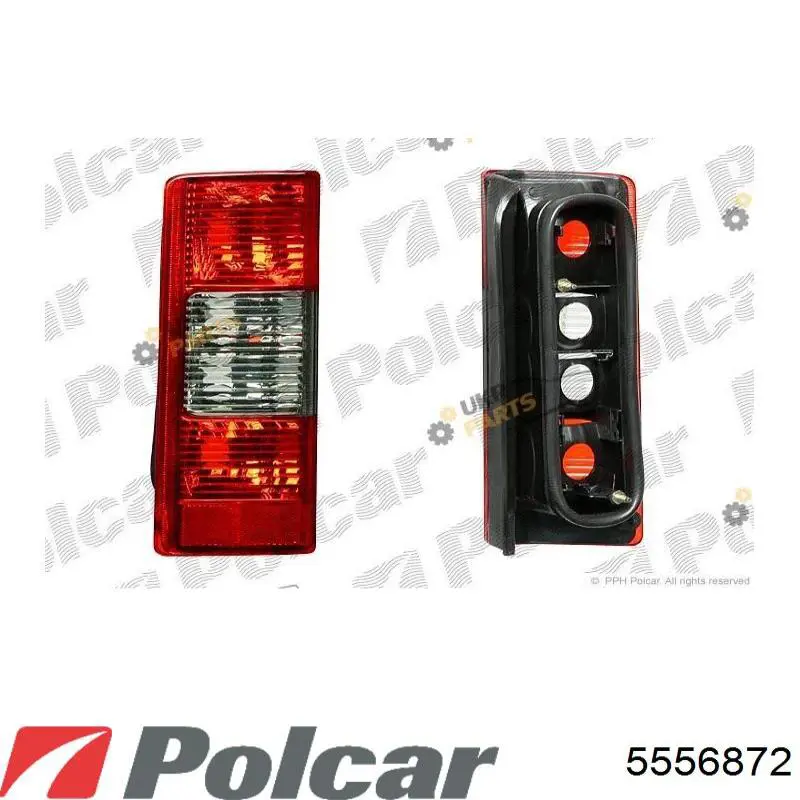 555687-2 Polcar фонарь задний левый