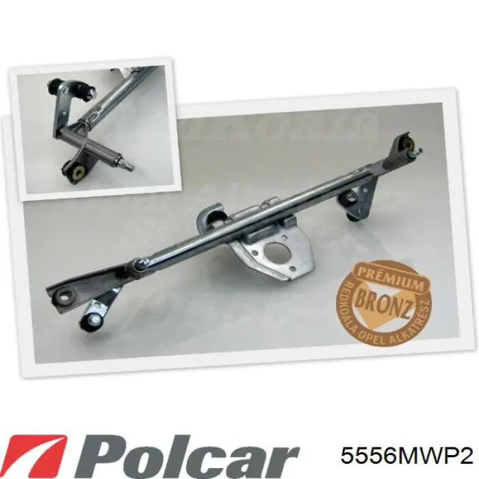 Трапеция стеклоочистителя Polcar 5556MWP2