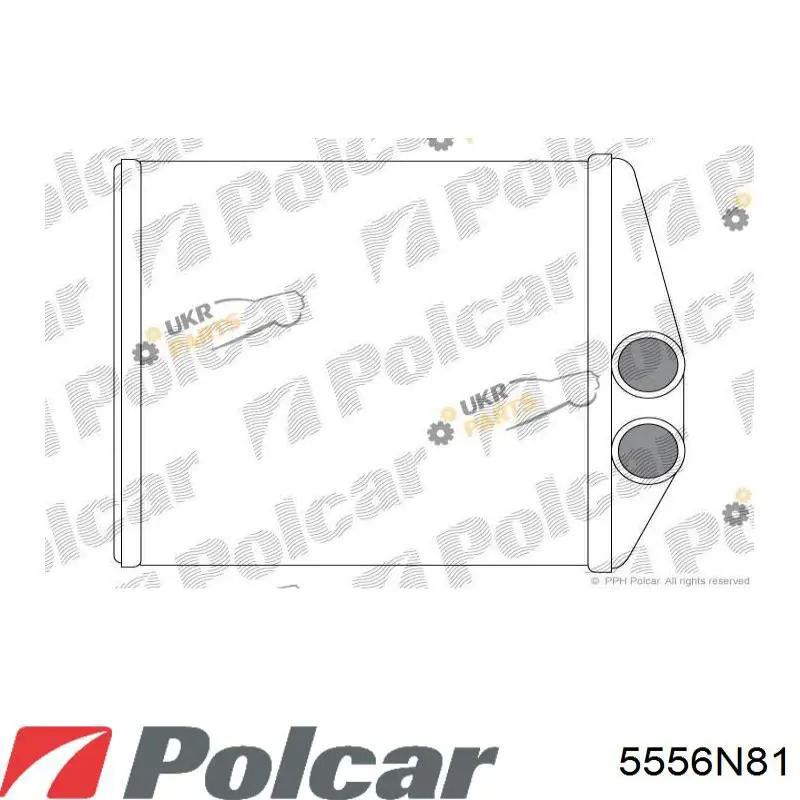 5556N8-1 Polcar радиатор печки