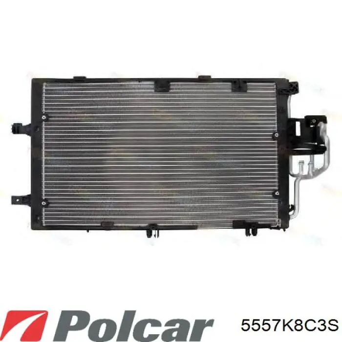 Радиатор кондиционера 5557K8C3S Polcar