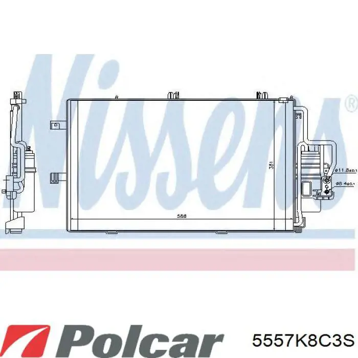 13189080 Opel Конденсатор