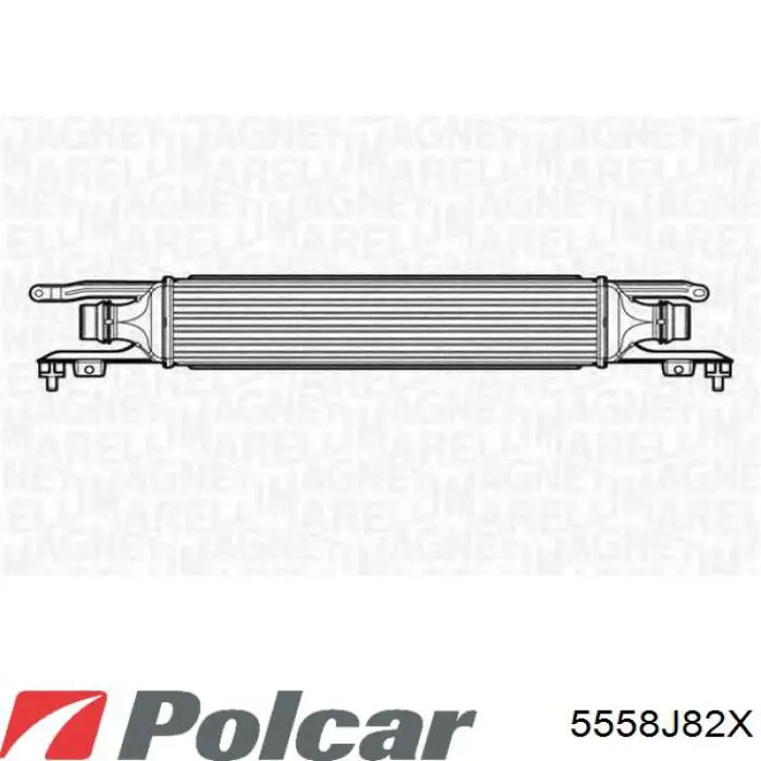 Интеркулер 5558J82X Polcar