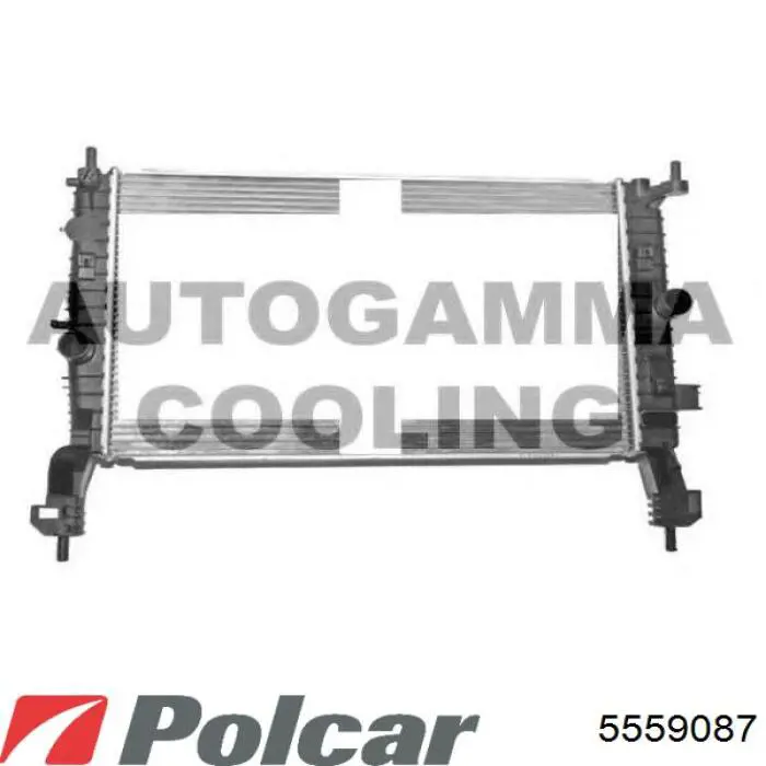Купить 5559087 Polcar Радиатор водяной