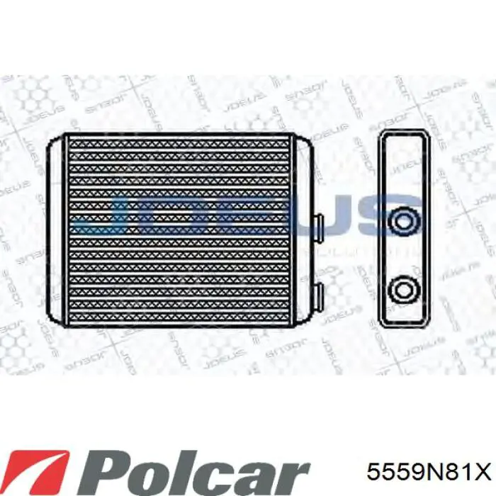 5559N81X Polcar радиатор печки