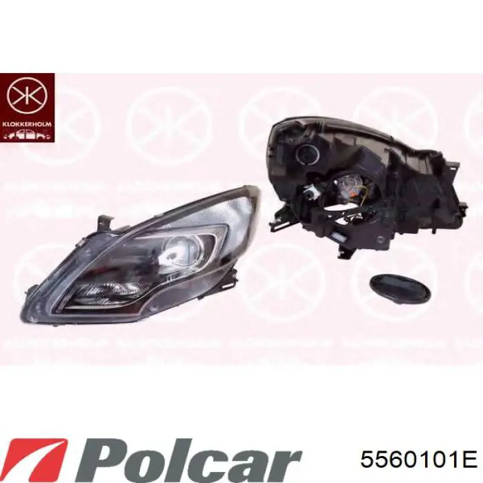Фара правая Opel 09118792