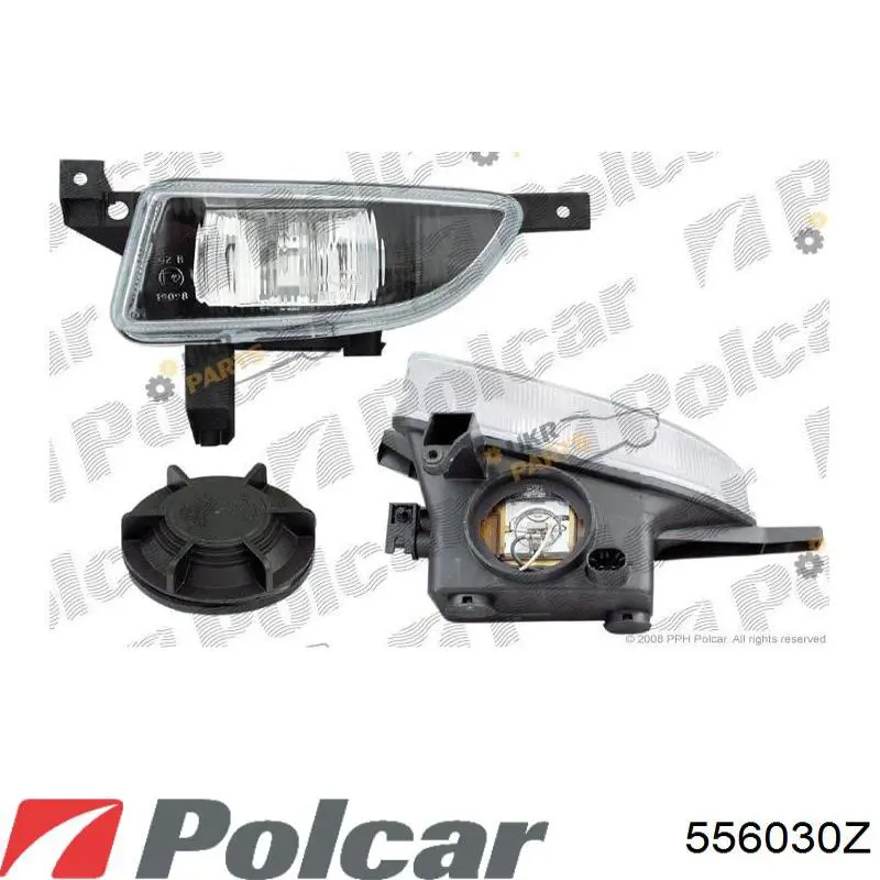 Фара противотуманная правая 556030Z Polcar