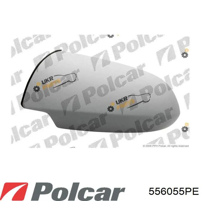556055PE Polcar накладка (крышка зеркала заднего вида правая)