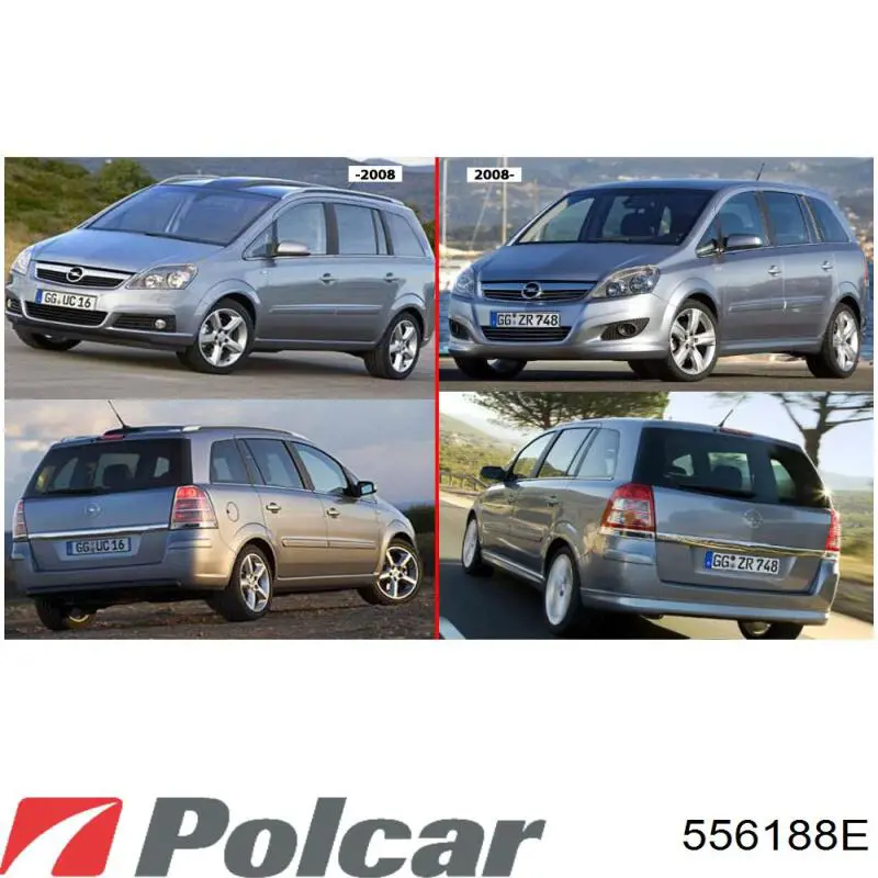 Купить 556188E Polcar Задняя правая фара