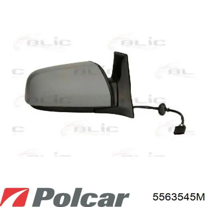 5563545M Polcar Зеркальный элемент левого зеркала заднего вида