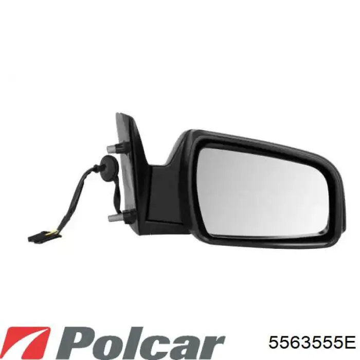 5563555E Polcar зеркальный элемент зеркала заднего вида правого