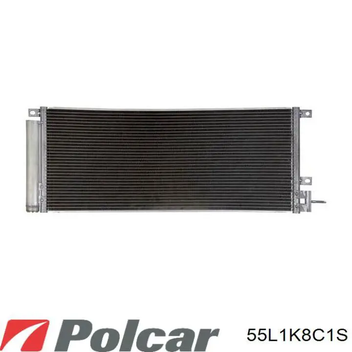 Радиатор кондиционера 55L1K8C1S Polcar