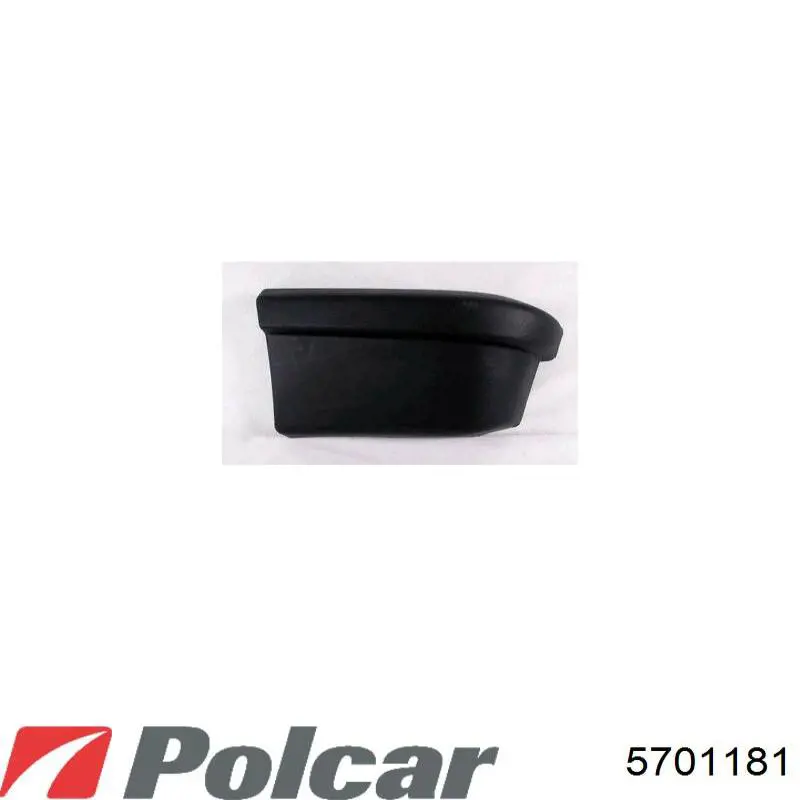 5701181 Polcar бампер передний, правая часть