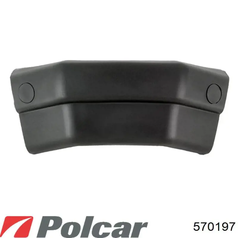 741161 Peugeot/Citroen Клык заднего бампера левый