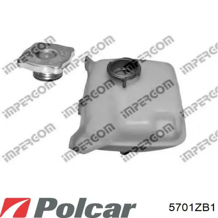 Купить 5701ZB1 Polcar Водяной бачок системы охлаждения