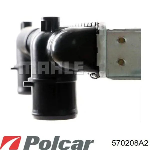 Радиатор охлаждения двигателя Polcar 570208A2 цена, от 61.55 USD