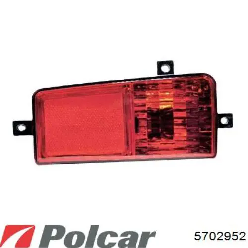 Купить 5702952 Polcar Накладка двери задней правой