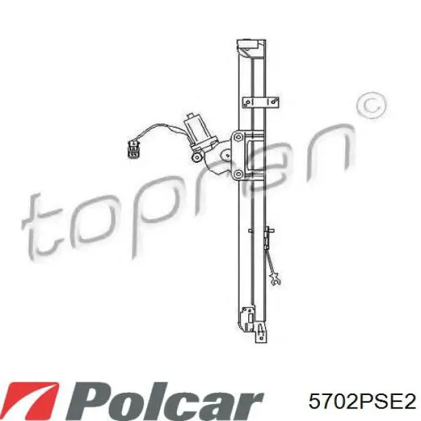 5702PSE2 Polcar Механизм подъема стекол
