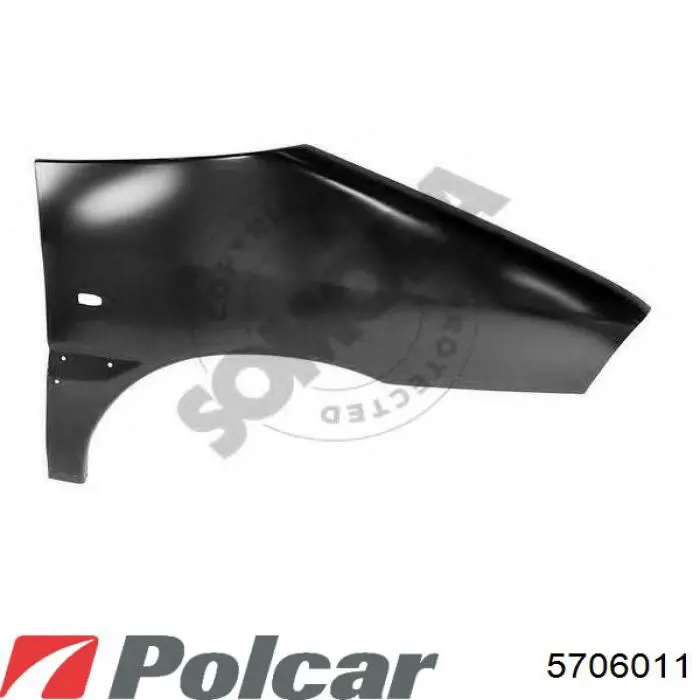 Крыло переднее правое 9567247887 Peugeot/Citroen