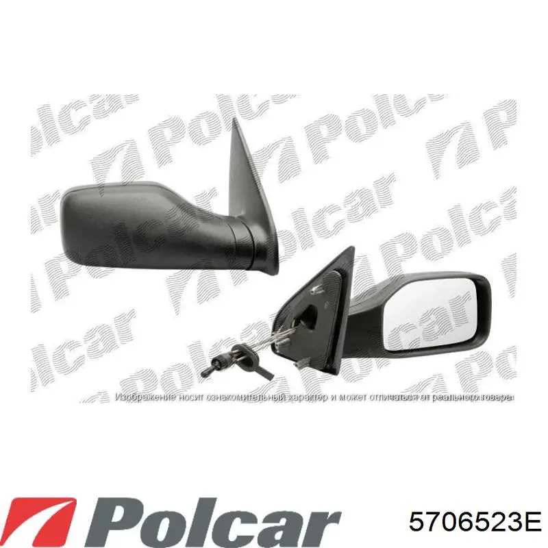 Правое зеркало 5706523E Polcar