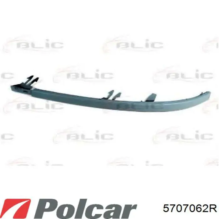 Ресничка (накладка) правой фары Polcar 5707062R цена, от 4.63 USD