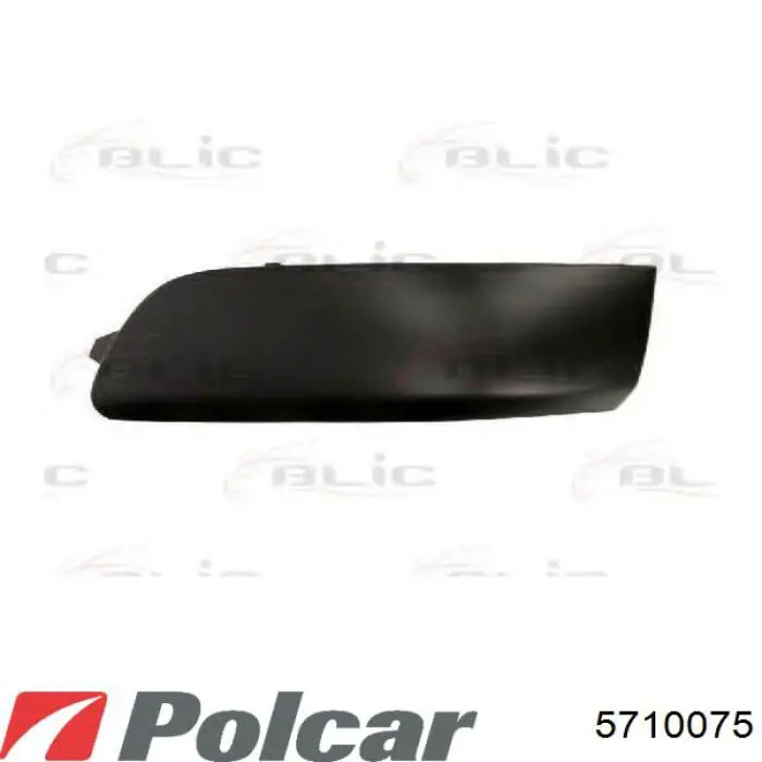 5710075 Polcar Передний левый клык бампера
