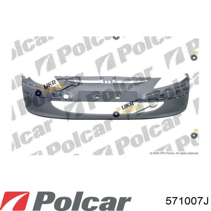 Бампер на авто Polcar 571007 цена, от 38.10 USD