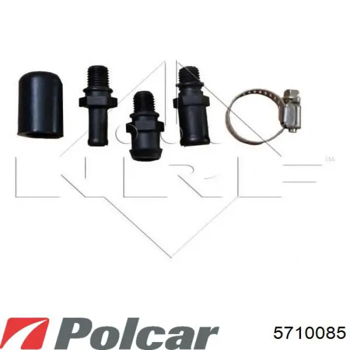 Купить 5710085 Polcar Радиатор водяной