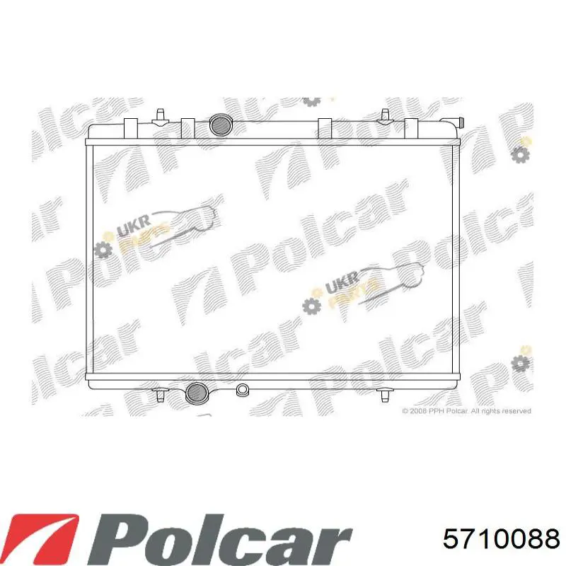 Радиатор 5710088 Polcar