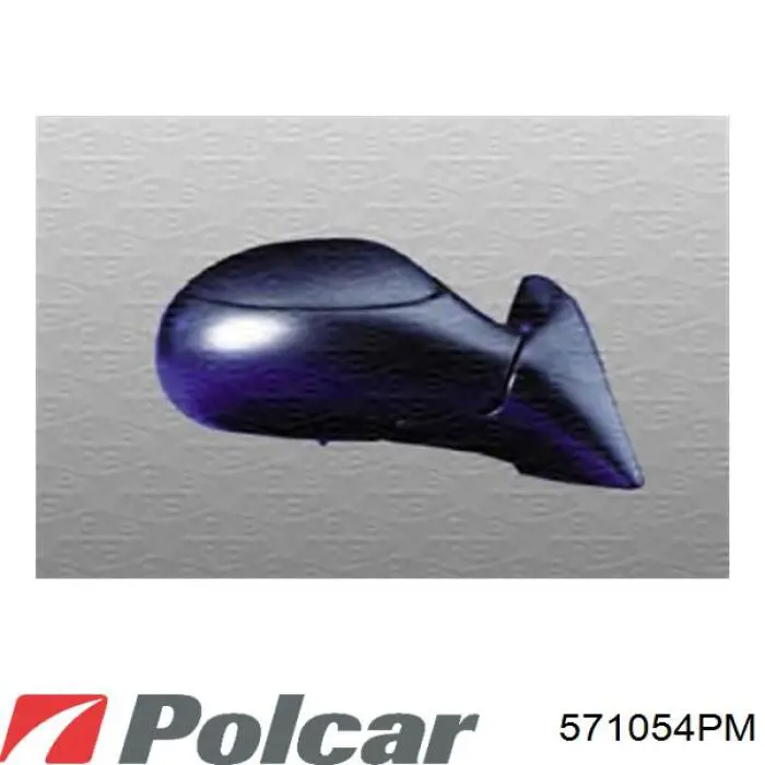 Накладка (крышка) зеркала заднего вида левая 815259 Peugeot/Citroen