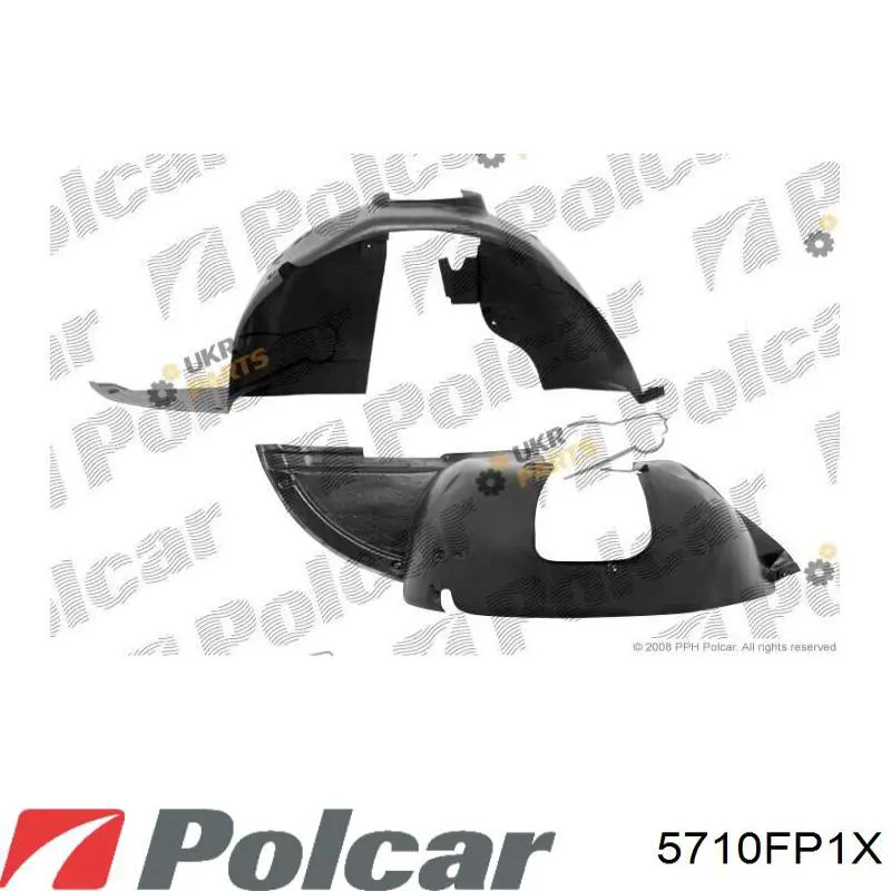 Подкрылок передний правый 5710FP1X Polcar