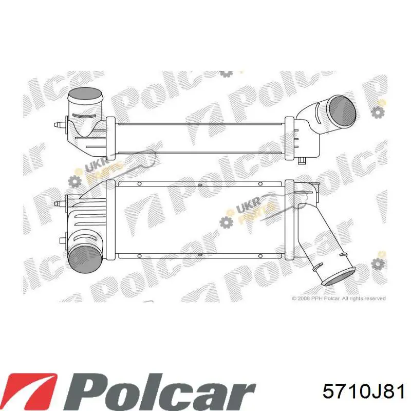 Интеркулер 351319204340 Magneti Marelli