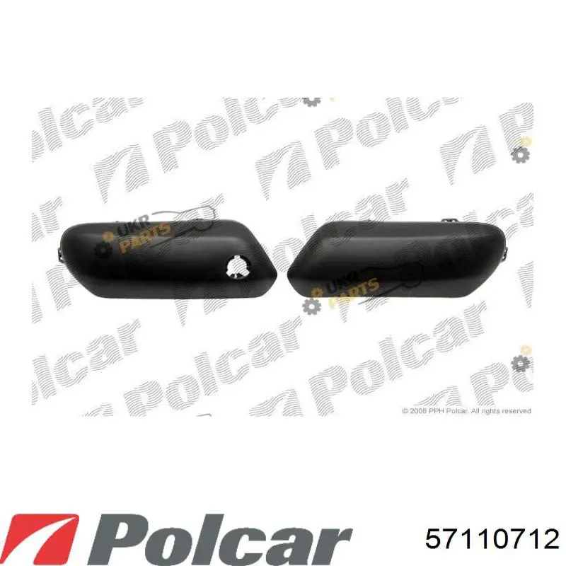 Накладка бампера переднего правая 57110712 Polcar