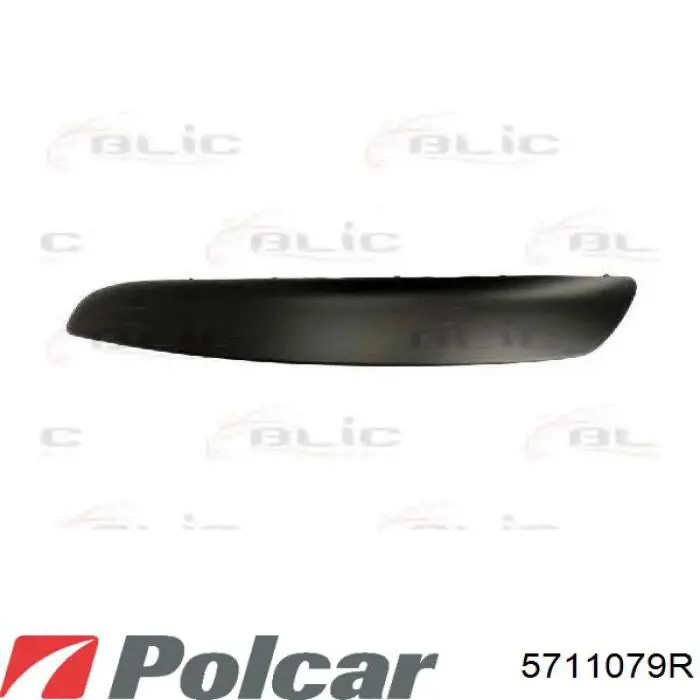 5711079R Polcar Накладка бампера переднего
