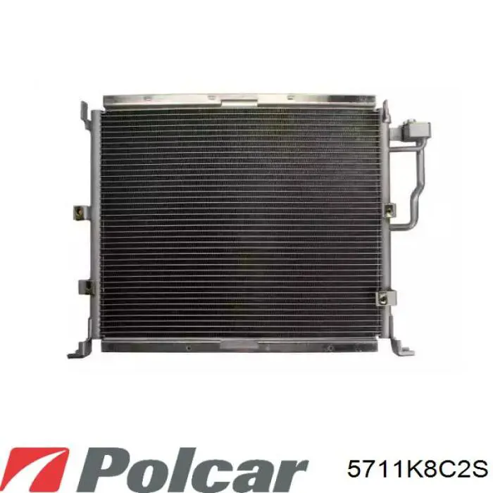 5711K8C2S Polcar радиатор кондиционера