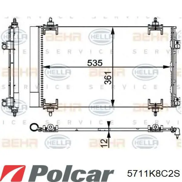 5711K8C2S Polcar Конденсатор