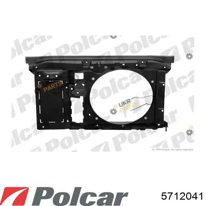 Диффузор радиатора охлаждения Polcar 5712041
