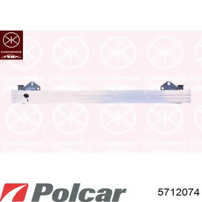 5712074 Polcar усилитель бампера переднего