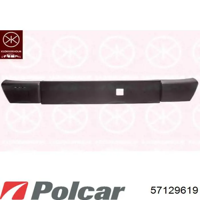 57129619 Polcar Заглушка бампера буксировочного крюка задняя