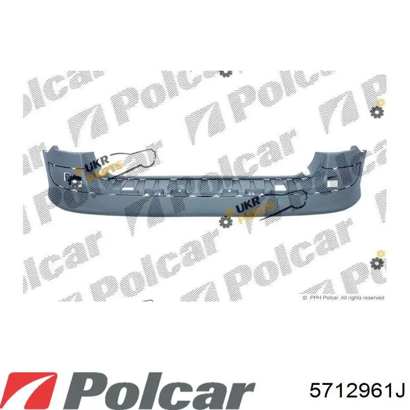 Купить 5712961 Polcar Задний бампер