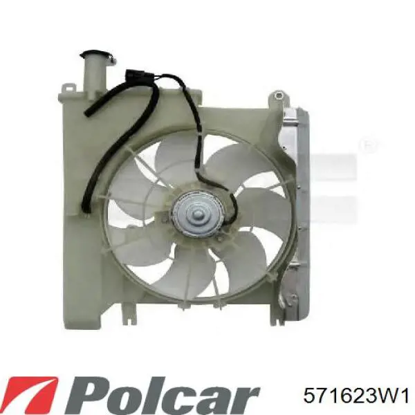 571623W1 Polcar difusor do radiador de esfriamento