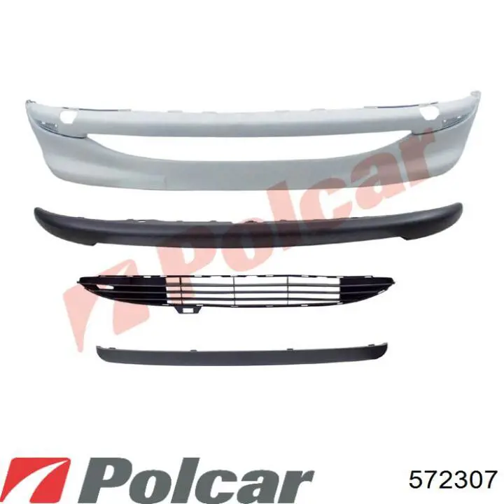 Бампер на авто Polcar 572307 цена, от 29.71 USD