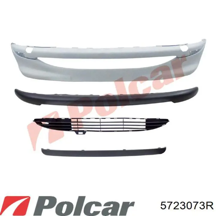 Купить 5723073R Polcar Буфер бампера переднего